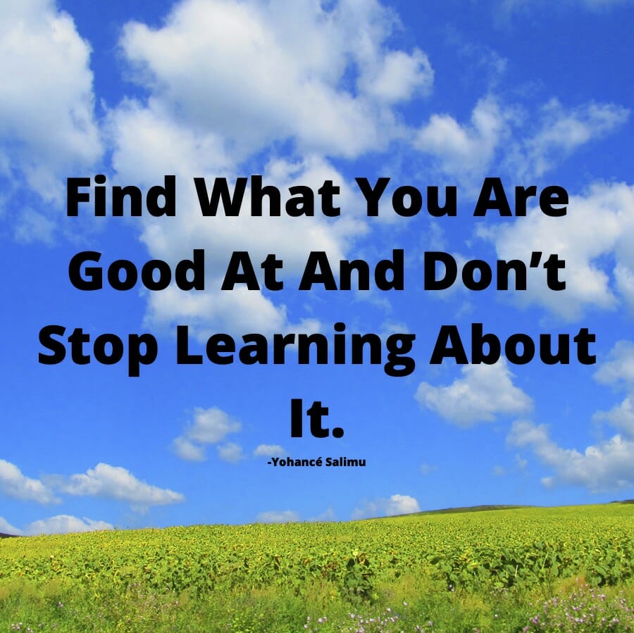 Motivational quote looking at the clouds and considering your own life plan