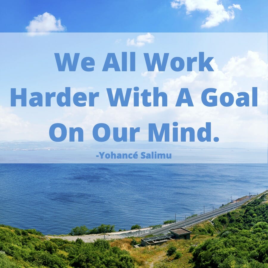 inspirational quote on goals