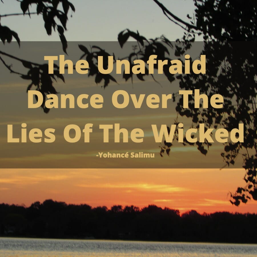 orange autumn background with halloween feel using a positive quote about life