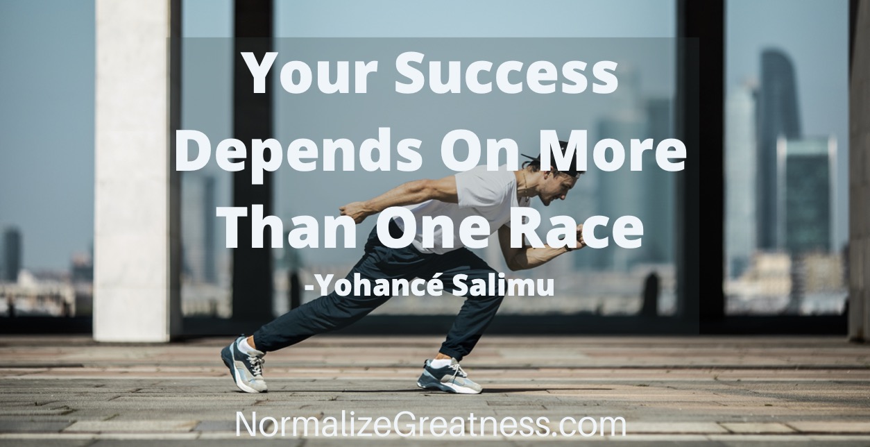 Inspirational quote about success is personal so stop comparing apples to oranges. 