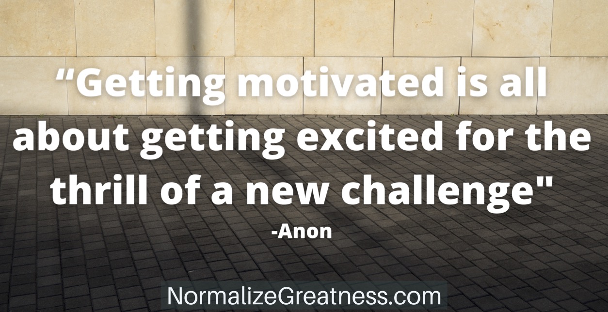 motivational advice on getting started with your workout